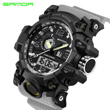 SANDA Military Sport Watch Men Top Brand Luxury Famous Electronic LED Digital Wrist Watches For Men Male Clock Relogio Masculino
