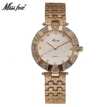 Miss Fox Women Watch Luxury Brand Fashion Casual Ladies Gold Watch Quartz Simple Clock Relogio Feminino Reloj Mujer Montre Femme