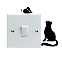 Cat And Mouse Switch Sticker Waterproof Vinyl Wall Decal 2SS0858