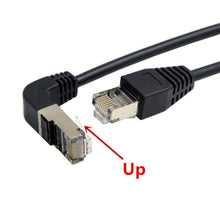 Elbow Up & Down Angled 90 Degree 8P8C FTP STP UTP Cat 5e Lan Ethernet Network Patch Cord Cable 0.5m/1m/2m/3m/5m