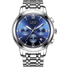 LIGE Luxury Brand Watches Men Fashion Sport Military Quartz Watch Men Full Steel Business Waterproof Clock Man Relogio Masculino