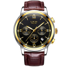 LIGE Luxury Brand Watches Men Fashion Sport Military Quartz Watch Men Full Steel Business Waterproof Clock Man Relogio Masculino