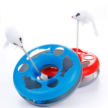 Pet Cat Toys Single - layer  Kettle Spring Mice Crazy Amusement Disk Multifunctional Disk Play Activity