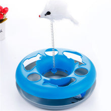 Pet Cat Toys Single - layer  Kettle Spring Mice Crazy Amusement Disk Multifunctional Disk Play Activity