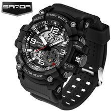 SANDA Military Sport Watch Men Top Brand Luxury Famous Electronic LED Digital Wrist Watches For Men Male Clock Relogio Masculino