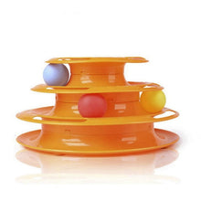 New Funny Pet Toys Cat Crazy Ball Disk Interactive Amusement Plate Play Disc Trilaminar Turntable Cat Toy 5 Style