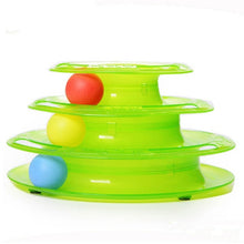 New Funny Pet Toys Cat Crazy Ball Disk Interactive Amusement Plate Play Disc Trilaminar Turntable Cat Toy 5 Style