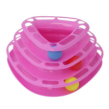 New Funny Pet Toys Cat Crazy Ball Disk Interactive Amusement Plate Play Disc Trilaminar Turntable Cat Toy 5 Style