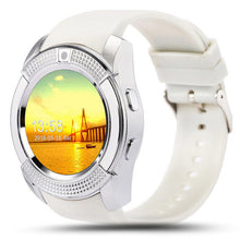 Fashion Q7 Passometer Smart watch with Touch Screen camera TF card Bluetooth smartwatch for Android Phone  Russian clock