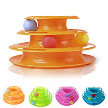 Creative Pet Cat Toy Luxury Cat Interactive Pet Toy Training Amusement Plate Trilaminar Crazy Ball Disk Play Activity Game