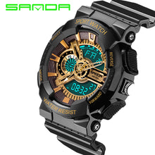 2017 SANDA Functional Outdoors Fashion Mens Watches Sport Watch Men Waterproof Resistant Military Clock relogio masculino 299
