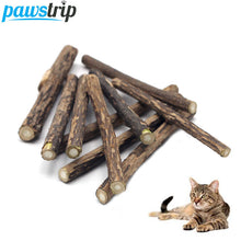 10pcs/lot Pure Natural Catnip Pet Cat Snacks Sticks Cleaning Tooth Cat Toys