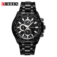 CURREN Top Brand Luxury Men's Watches Men Casual Military Business Steel Clock Male Waterproof Clocks Sport Quartz Wrist Watch