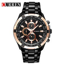 CURREN Top Brand Luxury Men's Watches Men Casual Military Business Steel Clock Male Waterproof Clocks Sport Quartz Wrist Watch