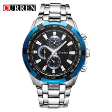 CURREN Top Brand Luxury Men's Watches Men Casual Military Business Steel Clock Male Waterproof Clocks Sport Quartz Wrist Watch