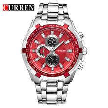 CURREN Top Brand Luxury Men's Watches Men Casual Military Business Steel Clock Male Waterproof Clocks Sport Quartz Wrist Watch