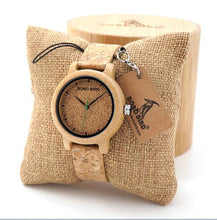 BOBO BIRD Lovers Design Bamboo Wooden Quartz Wristwatch Handcrafted Wood Watches for Men Women as Gift relogio masculino
