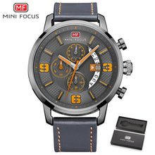 Top Brand Luxury Chronograph Quartz Watch Men Sports Watches Military Army Male Wrist Watch Clock MINI FOCUS relogio masculino