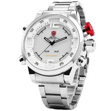 Luxury Package Box SHARK Sport Watch Brand Reloj Hombre Calendar Digital Army Quartz Military LED Steel Wrist Watches /SH103-108
