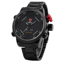 Luxury Package Box SHARK Sport Watch Brand Reloj Hombre Calendar Digital Army Quartz Military LED Steel Wrist Watches /SH103-108