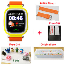 GPS Q90 Smart baby Watch with Touch WIFI Location SOS Call pedometer Tracker for Kid Safe Anti-Lost Monitor Device PK Q100 Q80